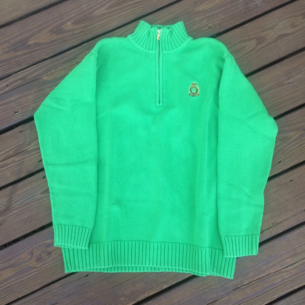 🍀🍀Ralph Lauren Men’s Quarter-Zip Sweater 🍀🍀
